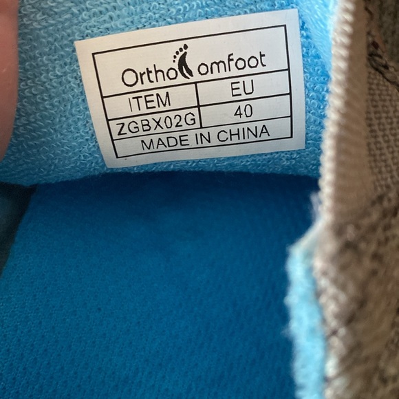 New Orthotic Slip On Walking Shoes, Comfortable Loafers Sz EU 40 - Picture 11 of 11